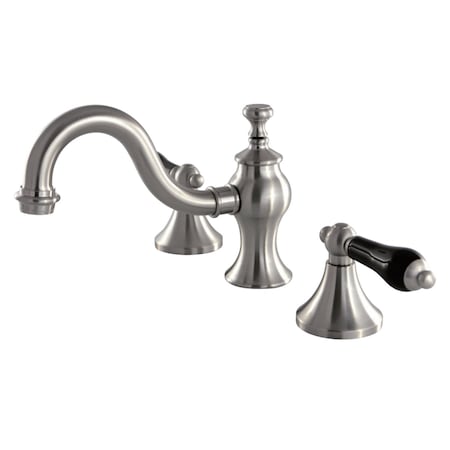 Kingston Brass KC7168PKL 8" Widespread Bathroom Faucet, Brushed Nickel KC7168PKL